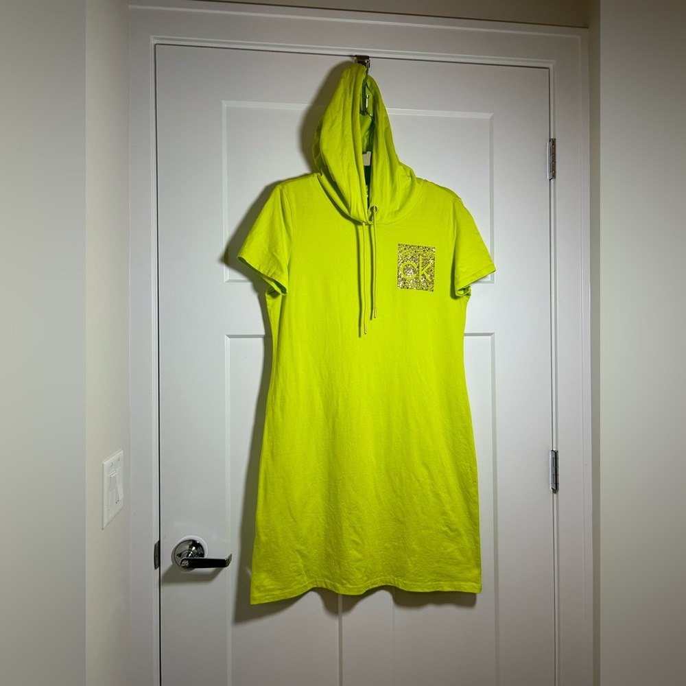 Large Calvin Klein hoodie t shirt dress, super soft and stretchy